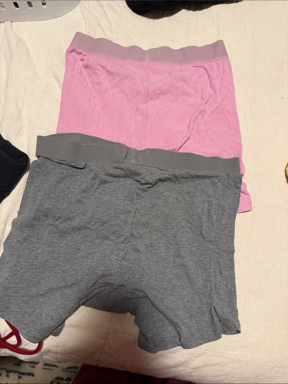 SKIMS Pink & Gray Seamless Boxer Briefs - 2 Pack - Picture 6 of 6
